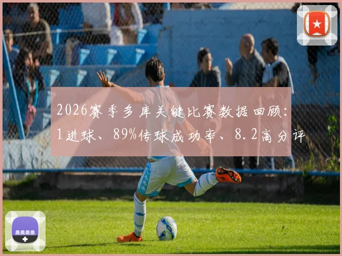 2026赛季多库关键比赛数据回顾：1进球、89%传球成功率、8.2高分评分的背后解析